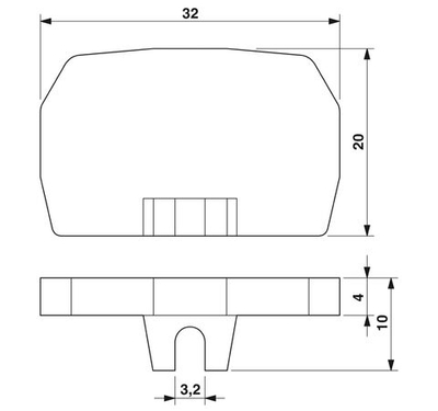 D-MSBV 2,5-F - Концевая крышка 3251021