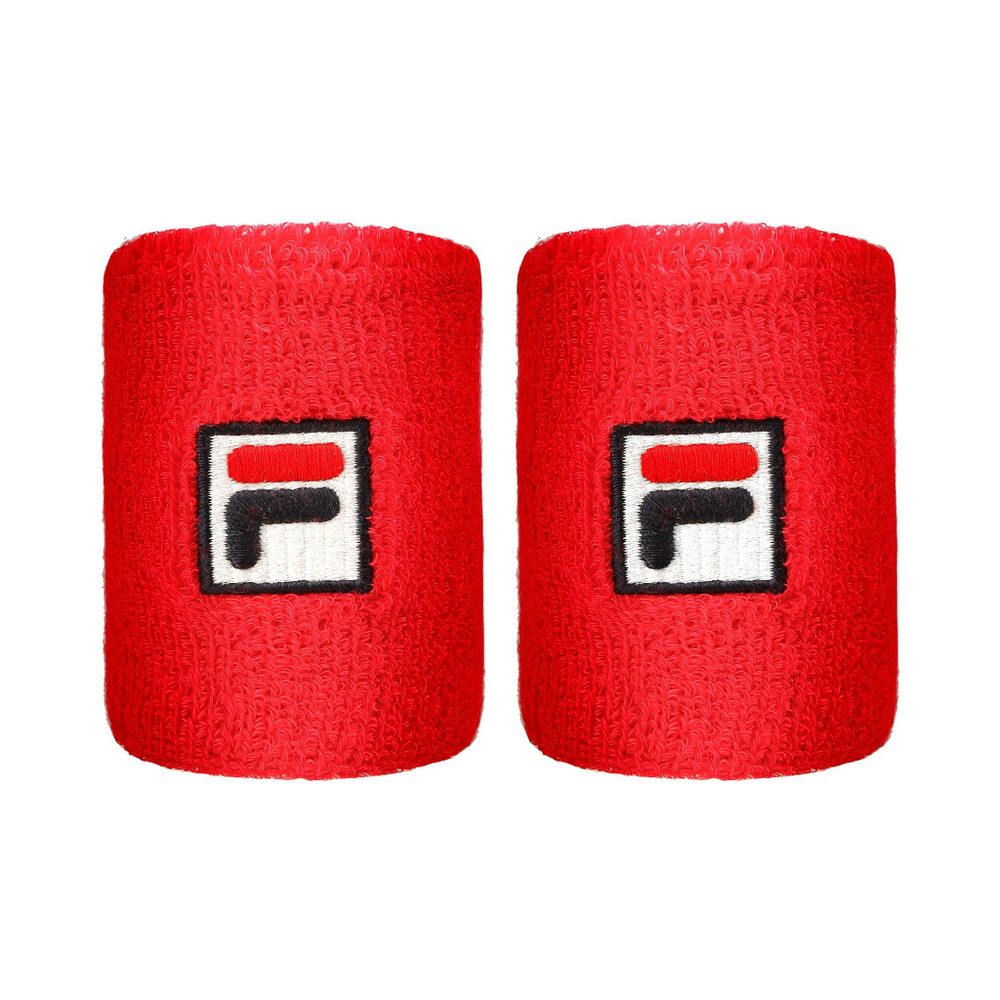 Fila Osten Wristband 2 Pack - Red, White