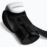 Боксёрские перчатки Hayabusa E1 Boxing white/silver