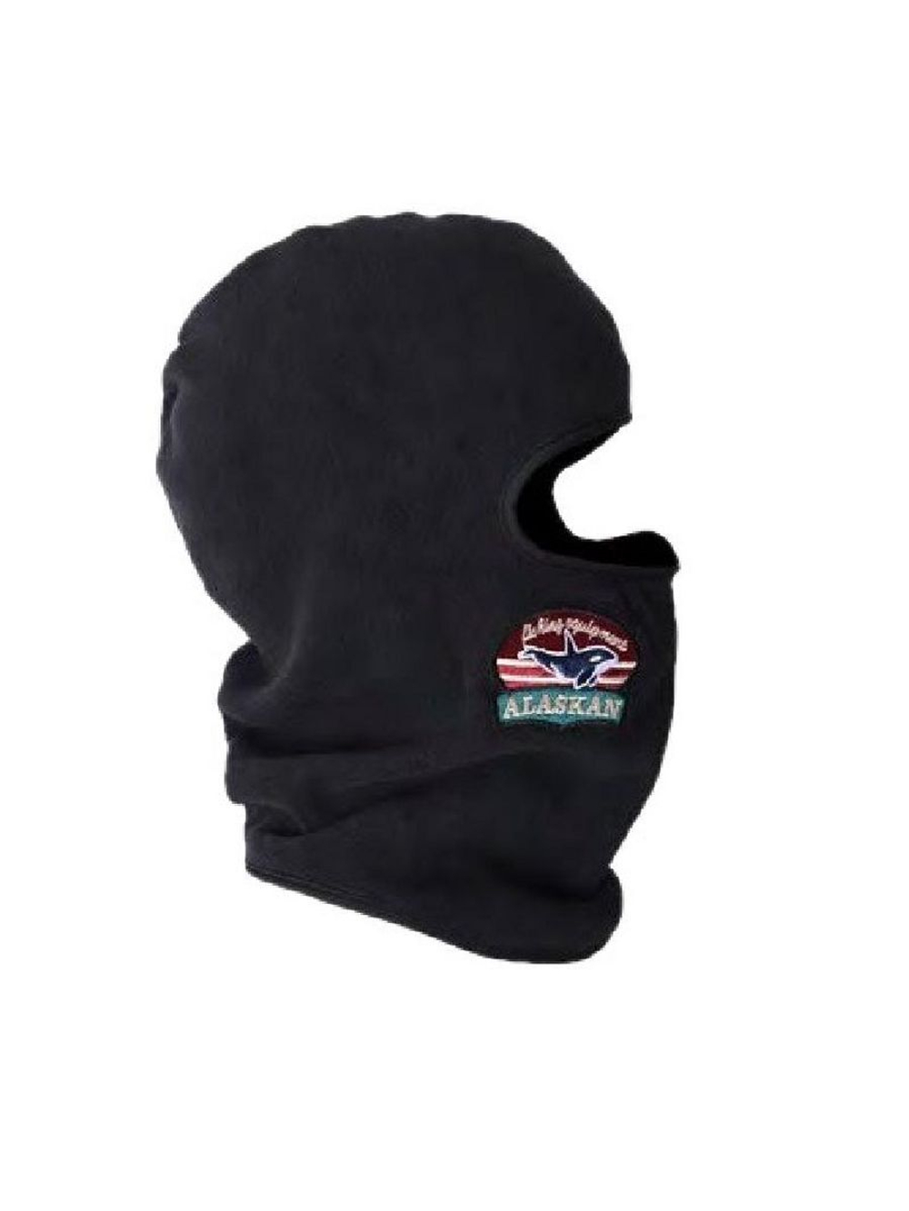 Шапка балаклава флисовая черная, мужская