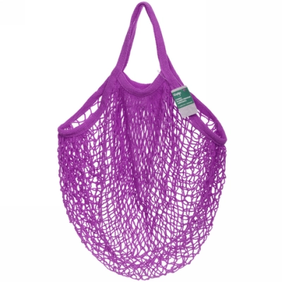 Сумка - шоппер авоська «ТРЕНДИ», цвет лиловый, 35*50см (лейбл Селфи)