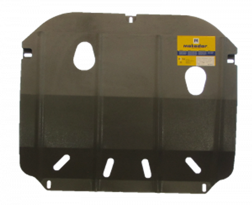 Усиленная защита Motodor картера двигателя, кпп. 2 мм, сталь. для Iran Khodro Samand 2006-2014 арт.03701