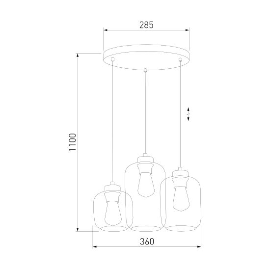 3325 / подвесной светильник / Marco Green