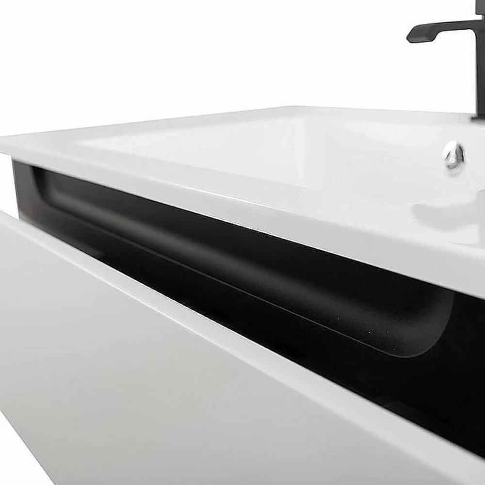 Тумба с раковиной Cezares Slider 100 SLIDER-1000-1C-SO-BO белая матовая