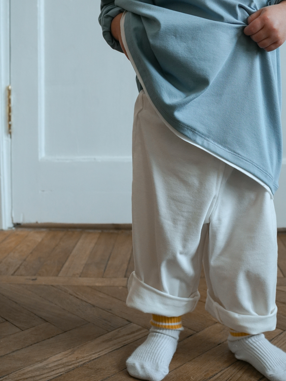 Брюки детские POINT молочный