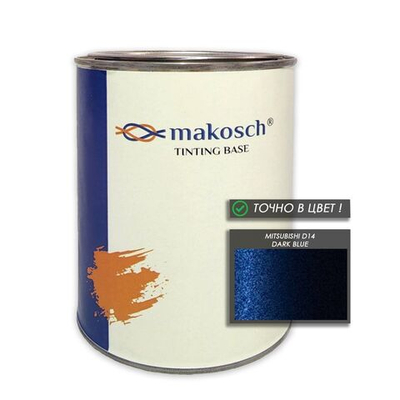 Автоэмаль makosch/MITSUBISHI D14, Базовая эмаль, синий, перламутр, 800мл.
