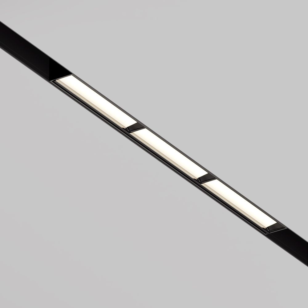 Трековый однофазный магнитный светодиодный светильник Maytoni Exility   TR106-4-18W-DS-B