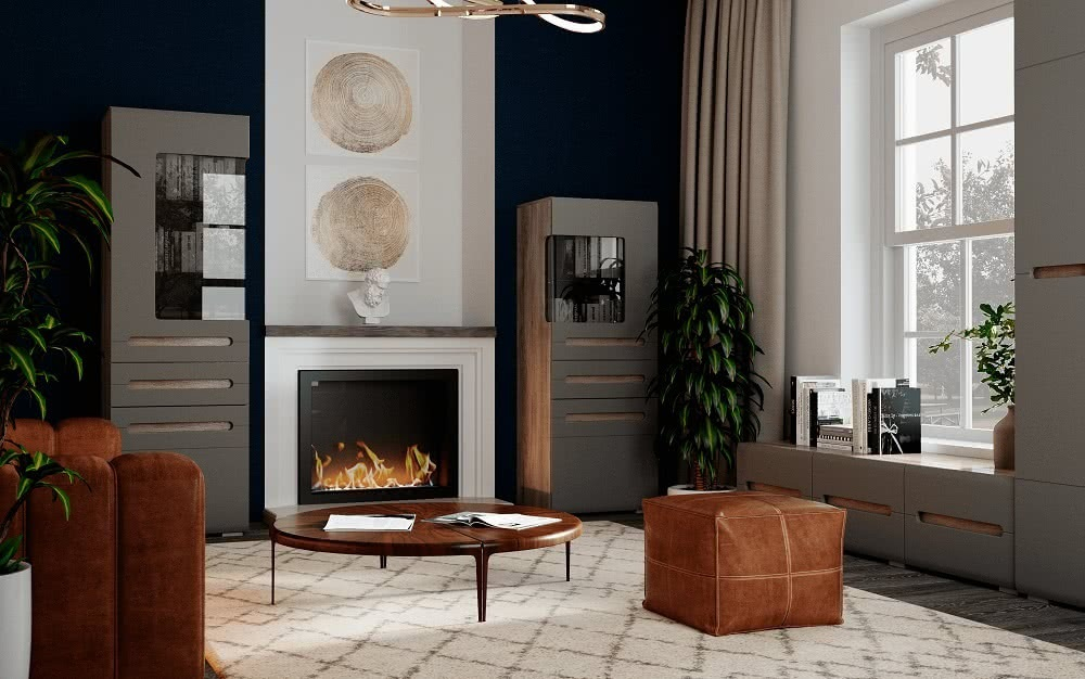 Шкаф распашной Наоми ШК-23 дуб каньон/графит