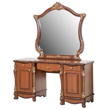 Туалетный столик и пуф «Касандра» Орех (без зеркала)