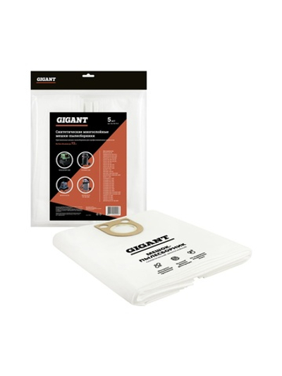 Мешки для пылесоса 5 шт., синтетические до 72 литров Gigant G-Star-Bh-70/5