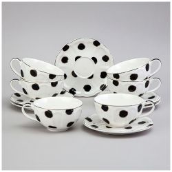 ЧАЙНЫЙ НАБОР LEFARD "TOP STYLE" НА 6 ПЕР. 12 ПР. 280 МЛ