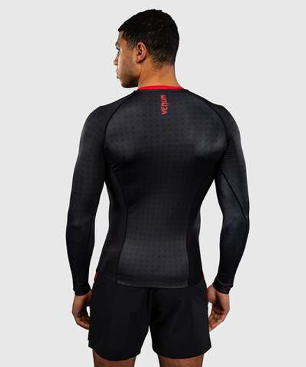 Рашгард Venum x Roger Gracie Black/Red L/S