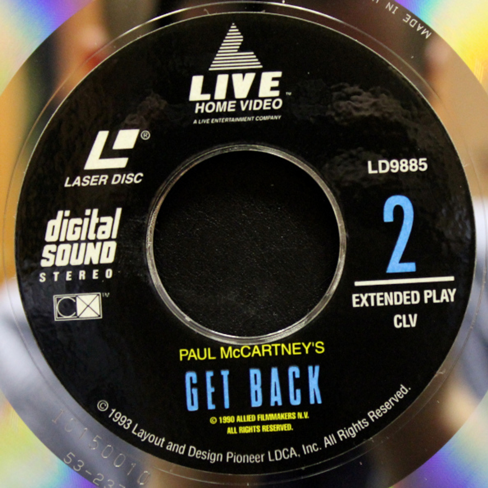 Paul McCartney / Get Back (LD)