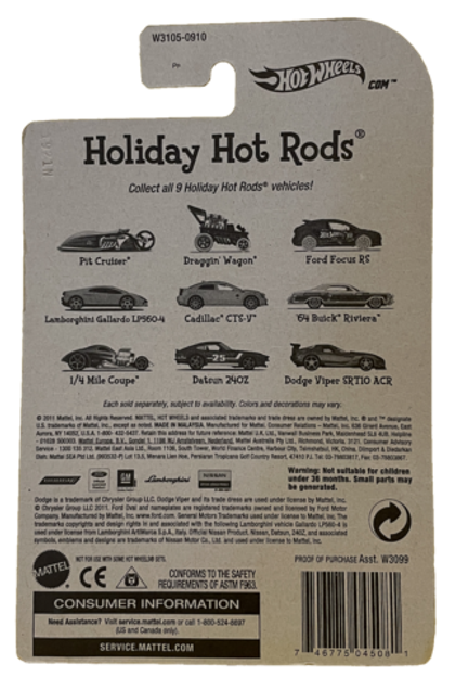 Hot Wheels Holiday Hot Rods '64 Buick Riviera (2012)