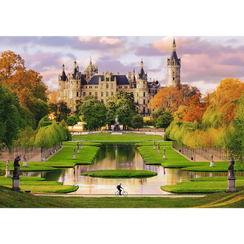 Puzzle Premium Plus Quality 1000 el. Photo Odyssey: Schwerin Castle, Germany