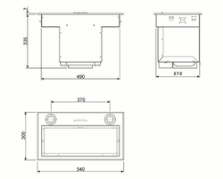 ВСТРАИВАЕМАЯ ВЫТЯЖКА SMEG KSEG58PXE