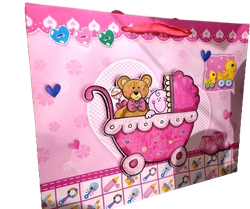 Сумка лам.с апликацией,блестки 26*31,5*13см ассорти