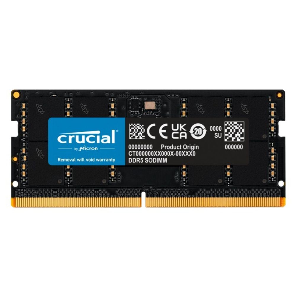 Оперативная память Crucial 32GB 4800МГц DDR5, SO-DIMM CL40