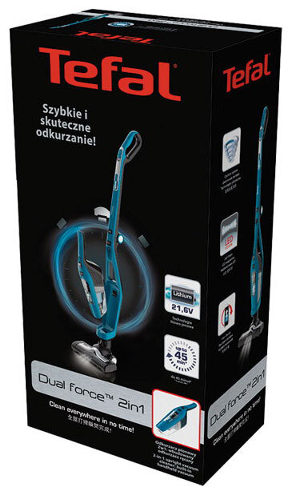 Пылесос вертикальный TEFAL TY6751WO