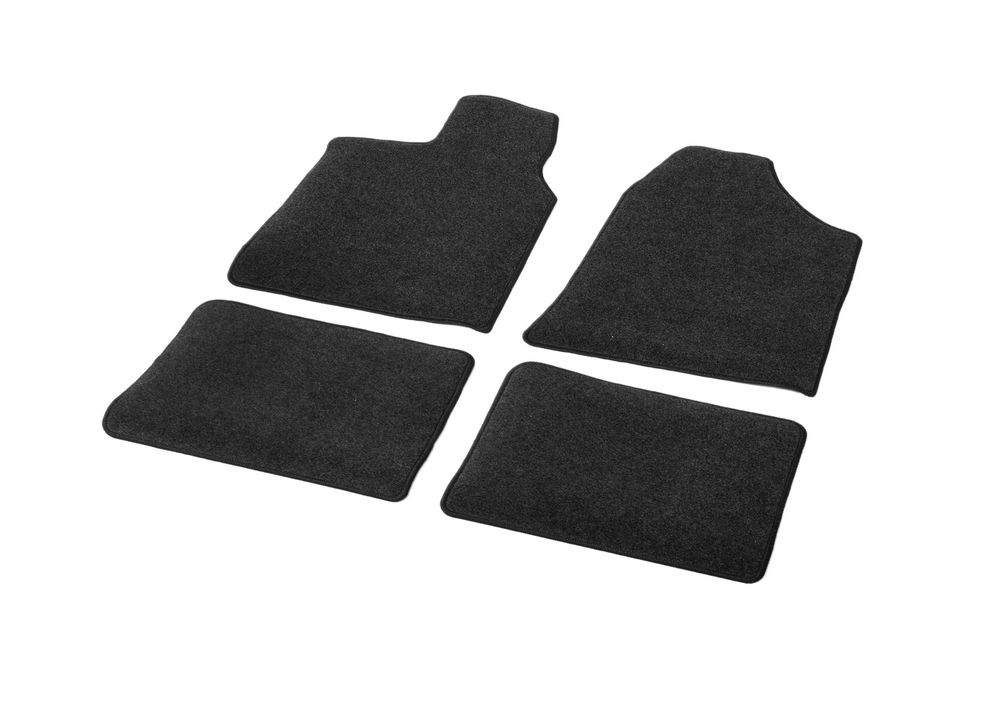 Коврики текстиль в салон, AutoFlex Standard для Lada (ВАЗ) 2105 1980-2011/2106 1976-2006/2107 2007-2012, графит, 4 части, 4600701
