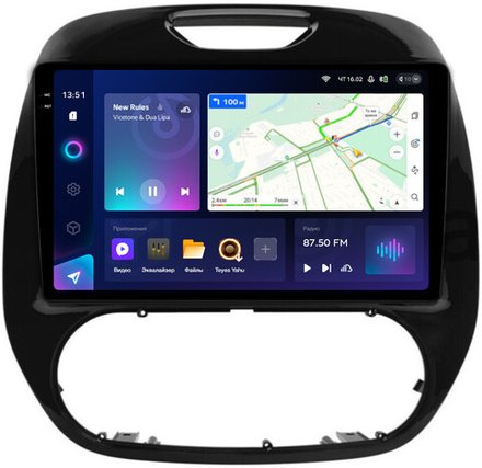 Магнитола для Renault Kaptur 2016+ - Teyes CC3-2K QLed Android 10, ТОП процессор, SIM-слот, CarPlay