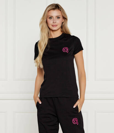 Футболка Jelly Ikonik 2.0 Karl Lagerfeld - черный(246W1718)