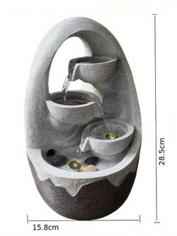 Waterfall Фонтан декоративный Uovo с подсветкой