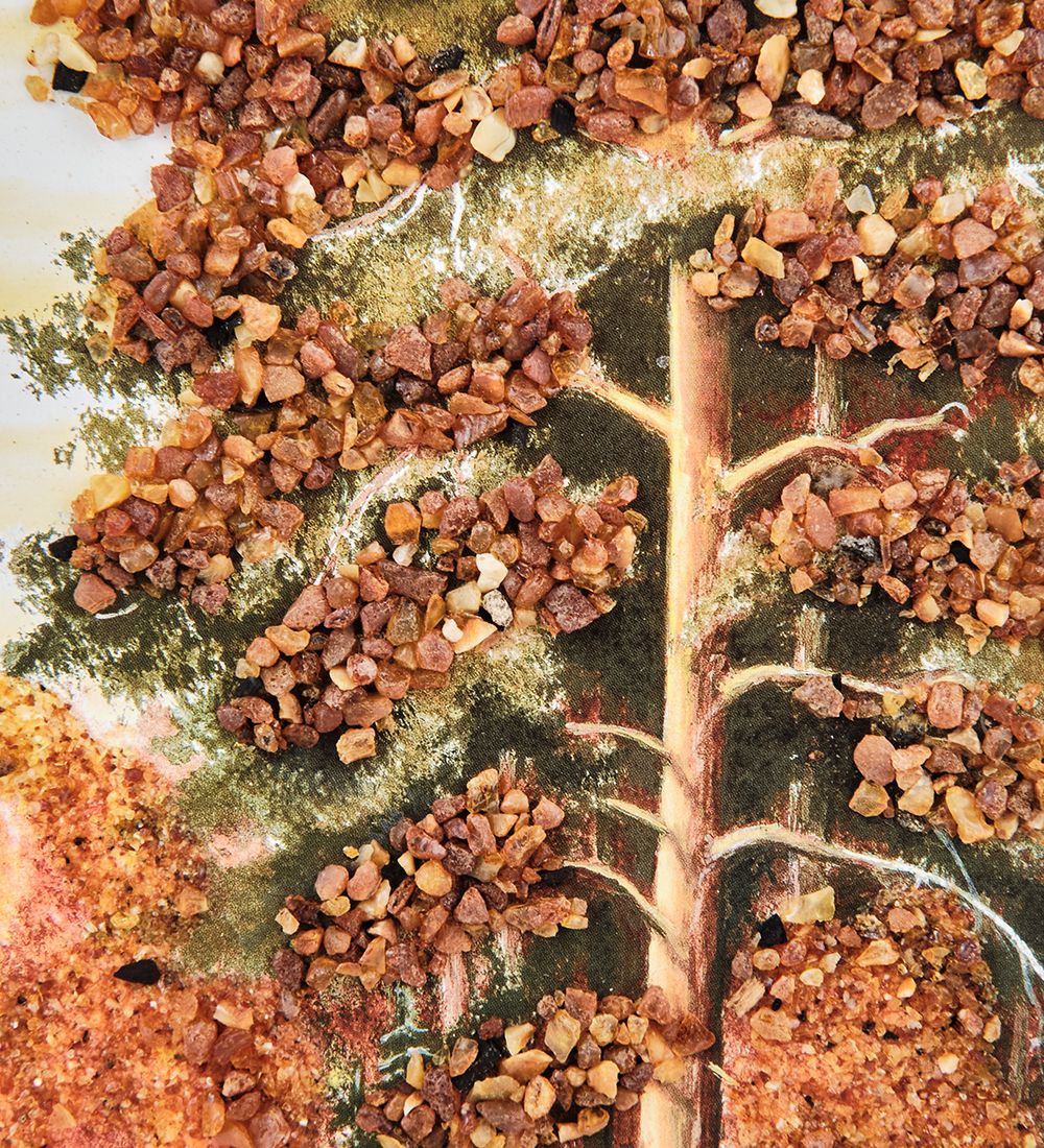 AMB-01/81 Картина «Созвучие природы» (с янтарной крошкой) пласт.рамка 33х42см