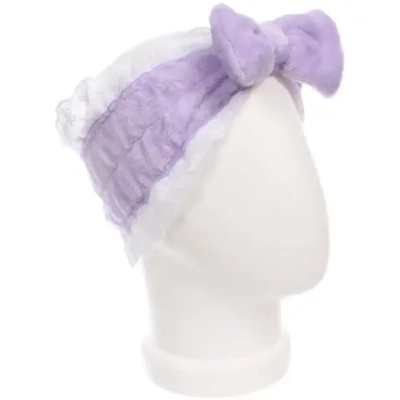 Повязка на голову «МАРМЕЛАД», цвет сиреневый, 20*8.5см (ZIP пакет)