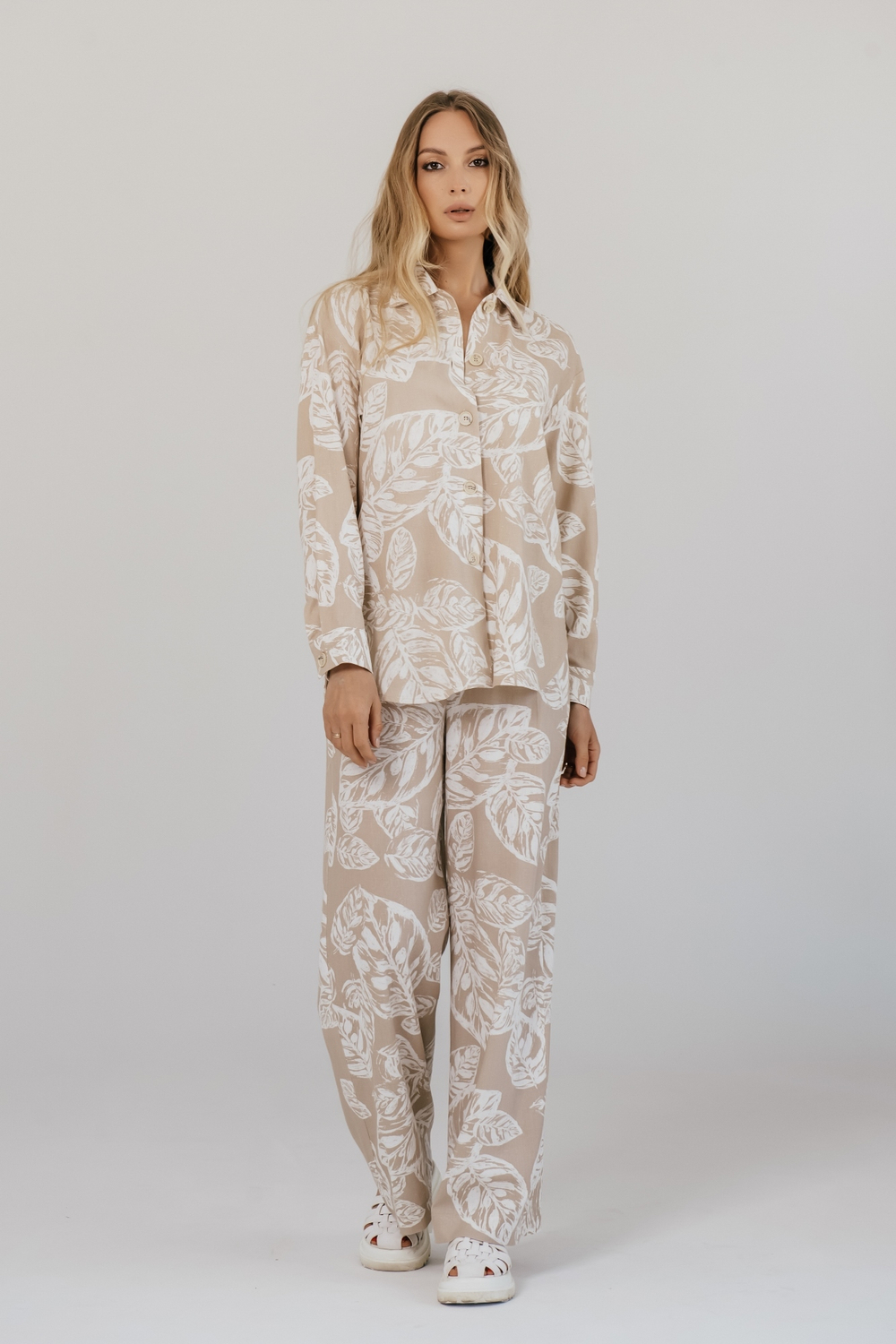 Рубашка с цветочным принтом Тамбовчанка