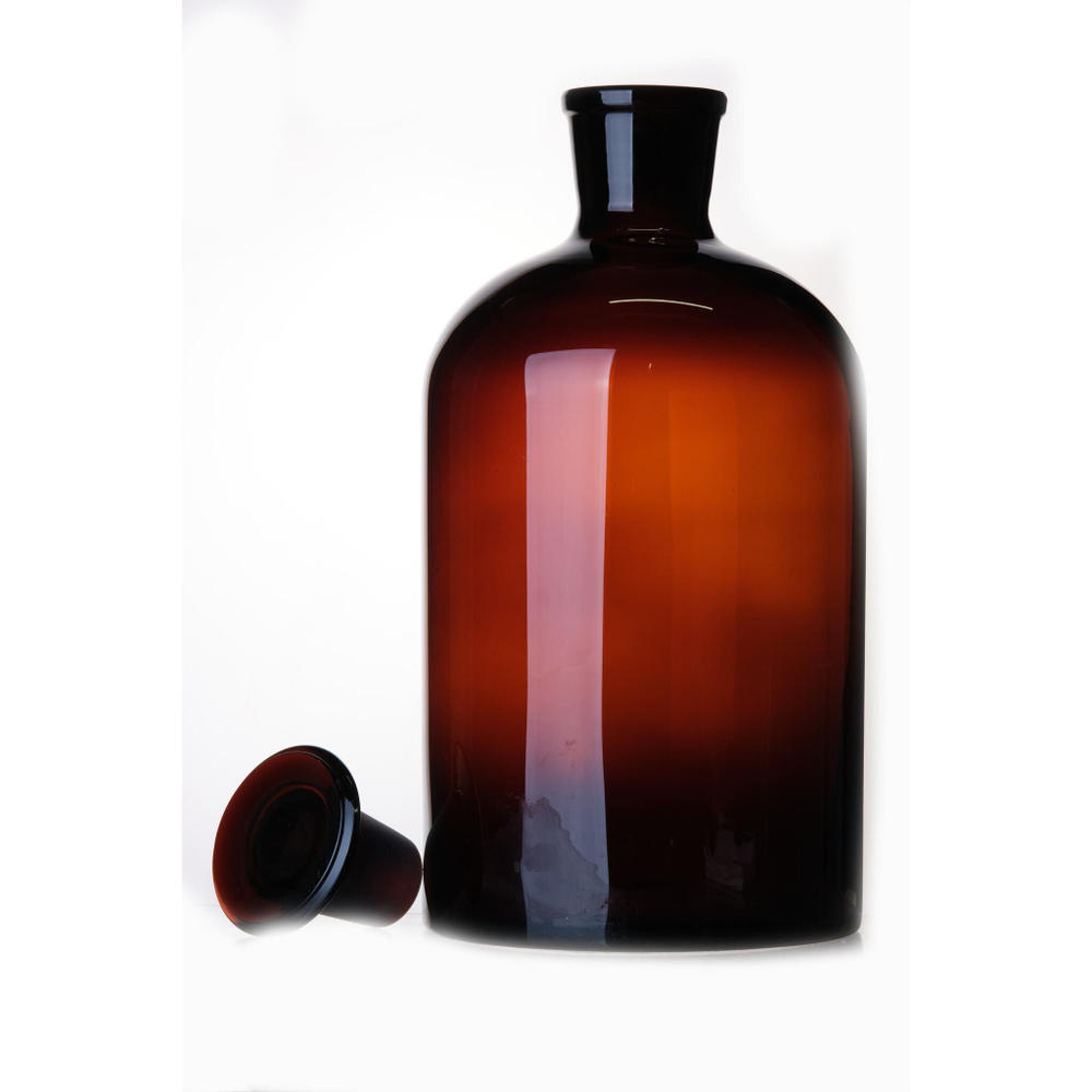 Склянка (штанглас), 10000 мл, узкое горло, темное стекло