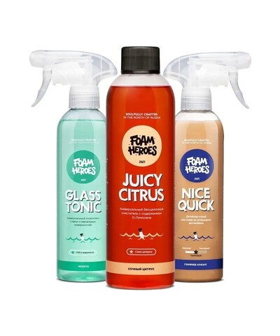 Foam Heroes Interior Set набор по уходу за салоном автомобиля, 1,5л