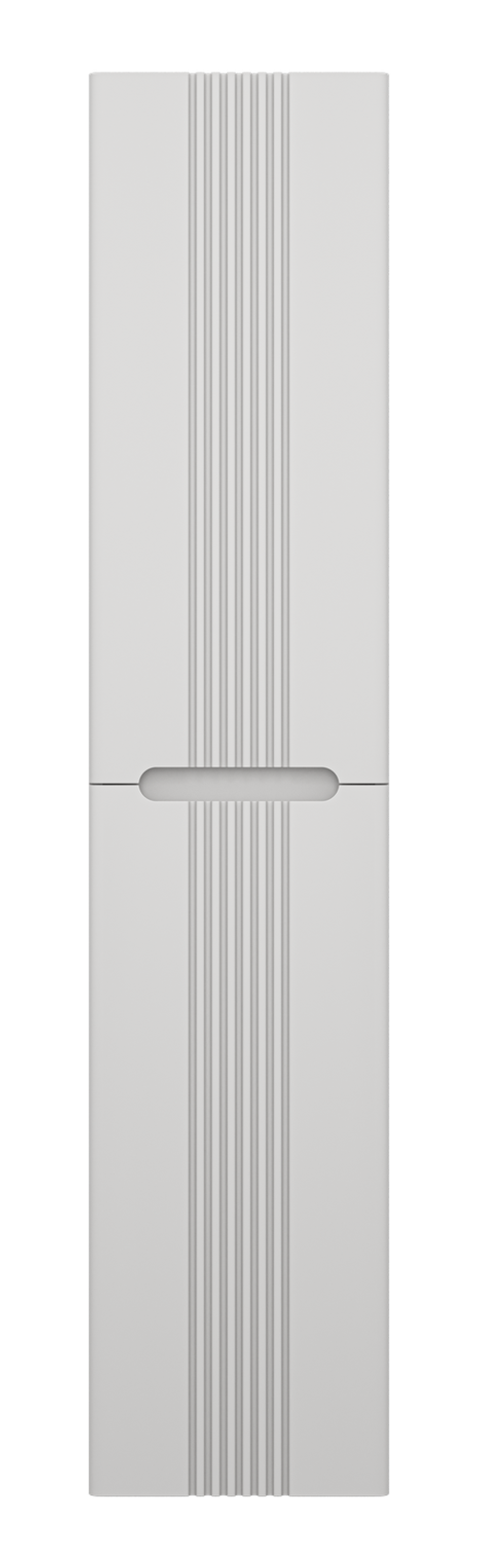 Шкаф - пенал Brevita Pallisandro 35 подвесной универсальный (серый)