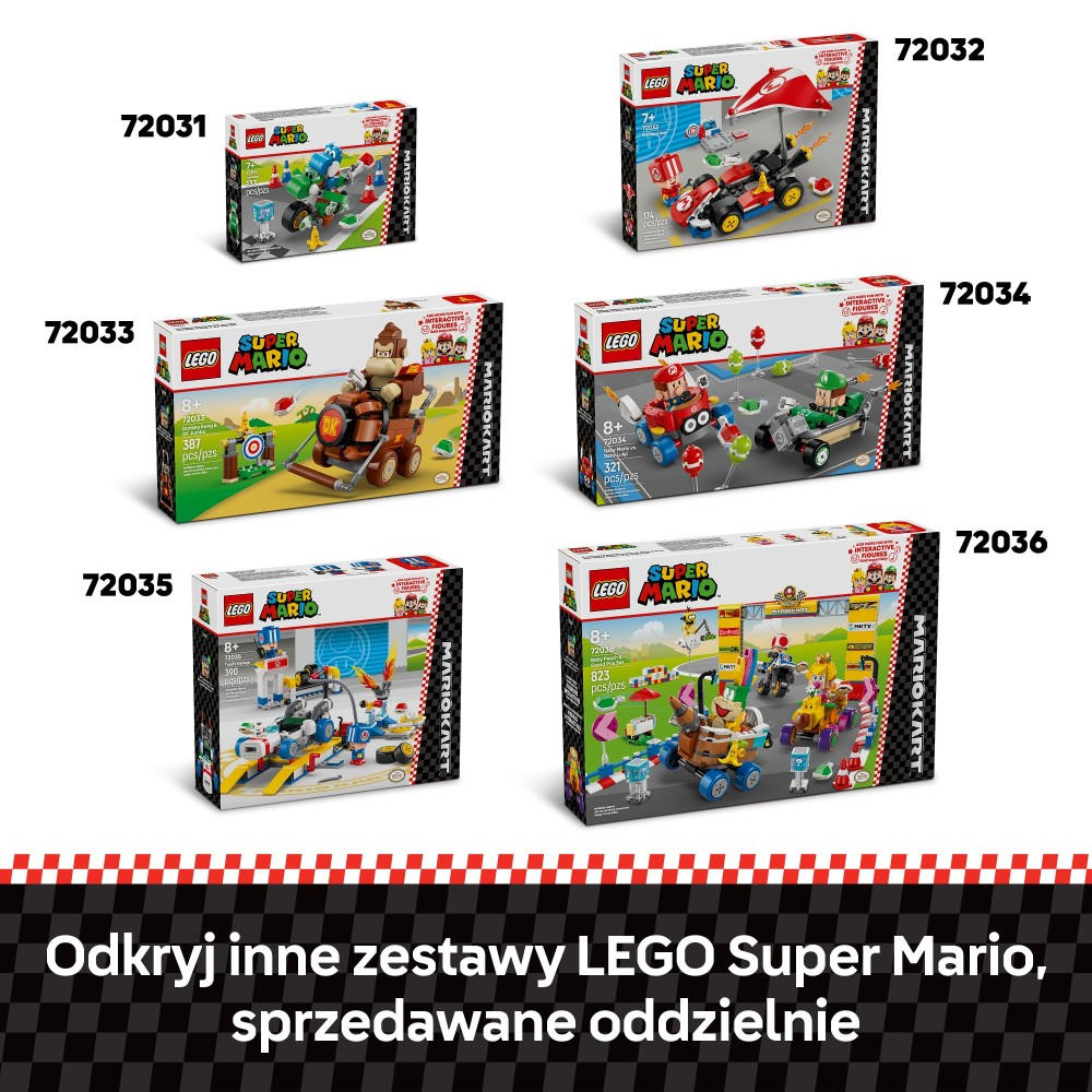 Конструктор LEGO Super Mario 72032 Марио Карт Стандартный карт — фото 15