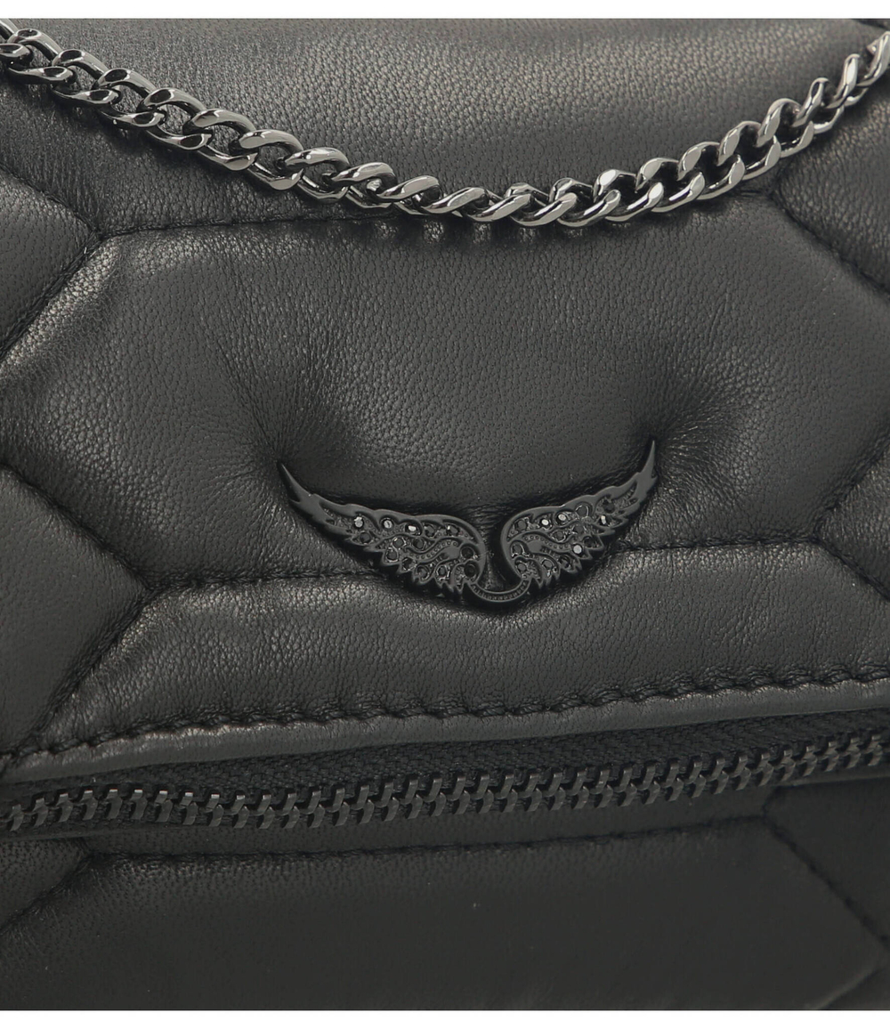 Кожаная сумка через плечо Zadig&Voltaire - черный(LWBA00052)