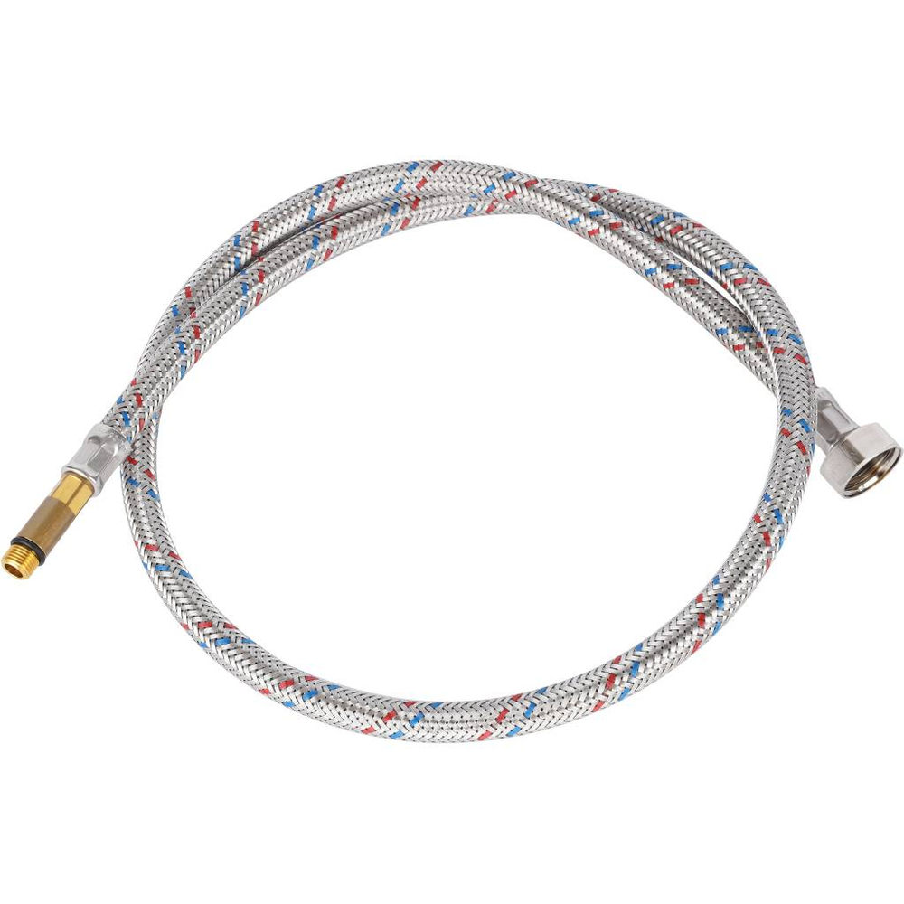 STOUT Гибкая подводка для воды M 10 (35мм) х ВР 1/2, длина 1000 мм*