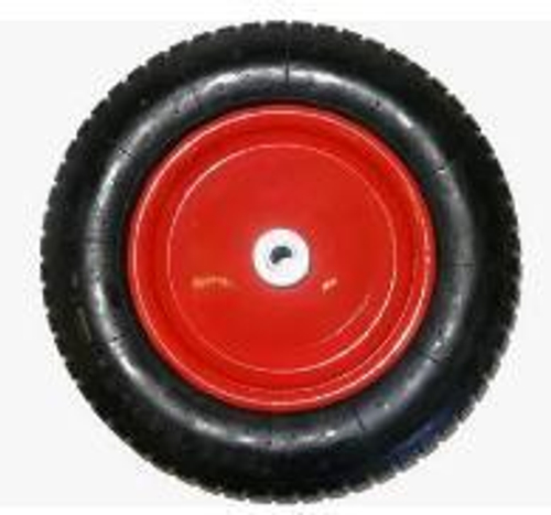 Колесо Пневмо д/тачки вн.d=16мм,Lступ108мм,dкол 390мм, (4.00-8/16)