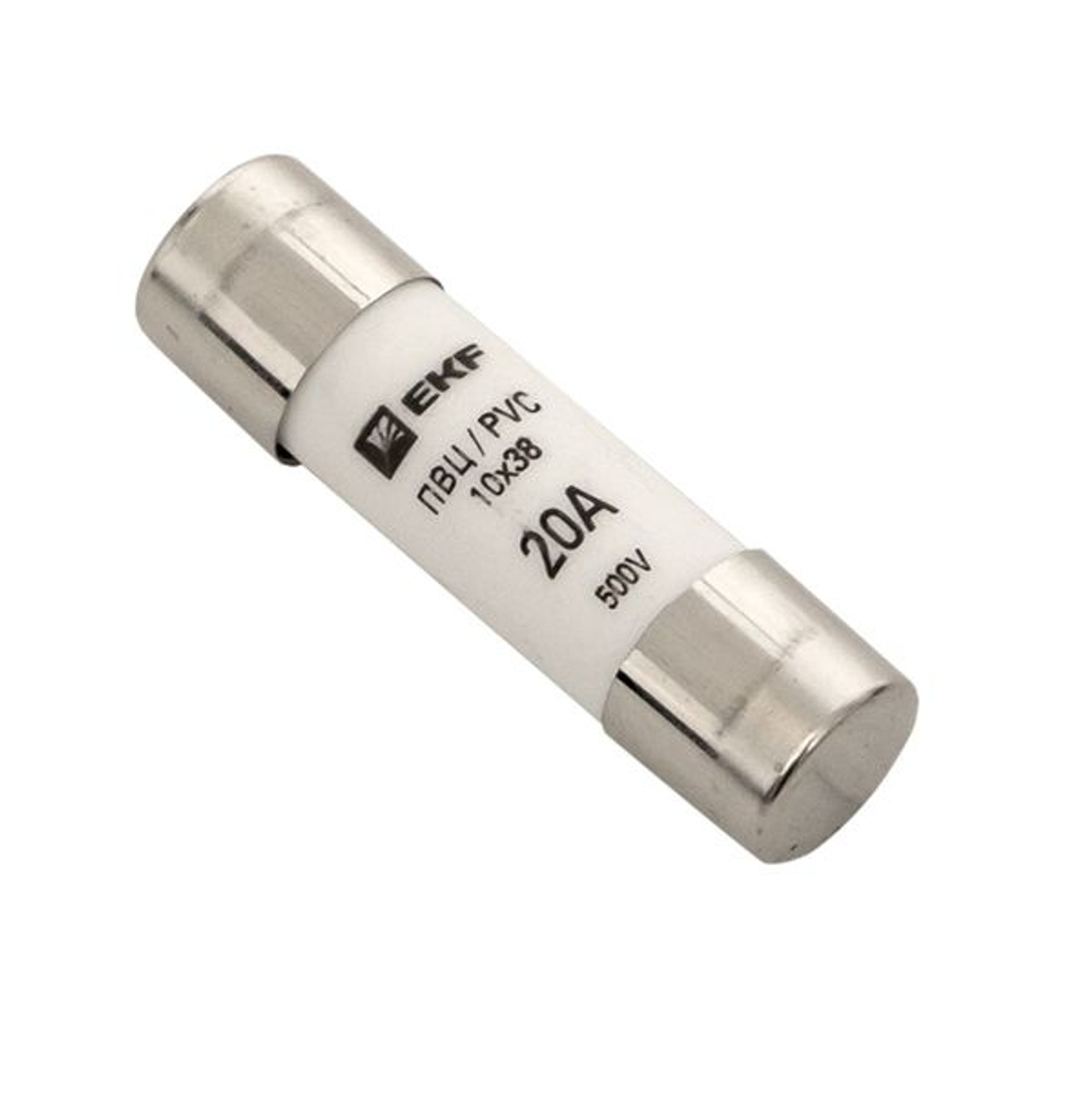 Плавкая вставка цилиндрическая ПВЦ (10x38) 20А EKF (20.00 шт.)