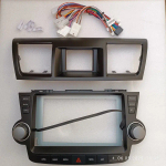 Магнитола для Toyota Highlander 2 2007-2013 XU40 - Carmedia SF-1431-2 (кнопки + крутилки) QLed+2K, Android 12, TS10, CarPlay, 4G SIM-слот