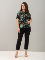Футболка Фв-107/изумрудный-листьяфэнтези