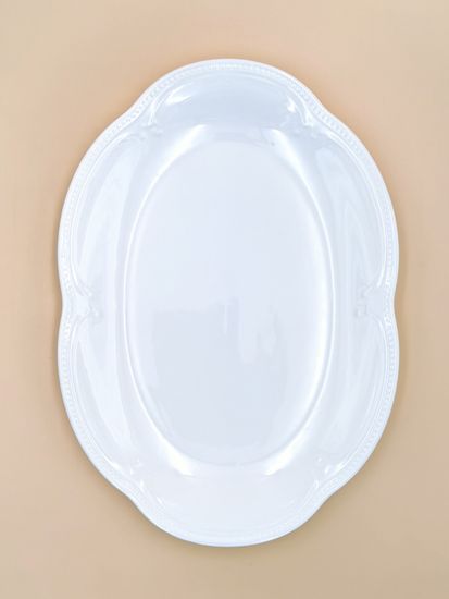 Блюдо овальное 31,5х22,5 см. набор 4 шт. "White Ornaments"