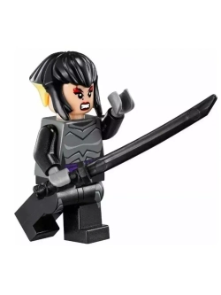 Конструктор Черепашки Побег Караи на мотоцикле 87 деталей