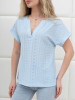 Блузка Дис Виотекс ГОЛУБОЙ