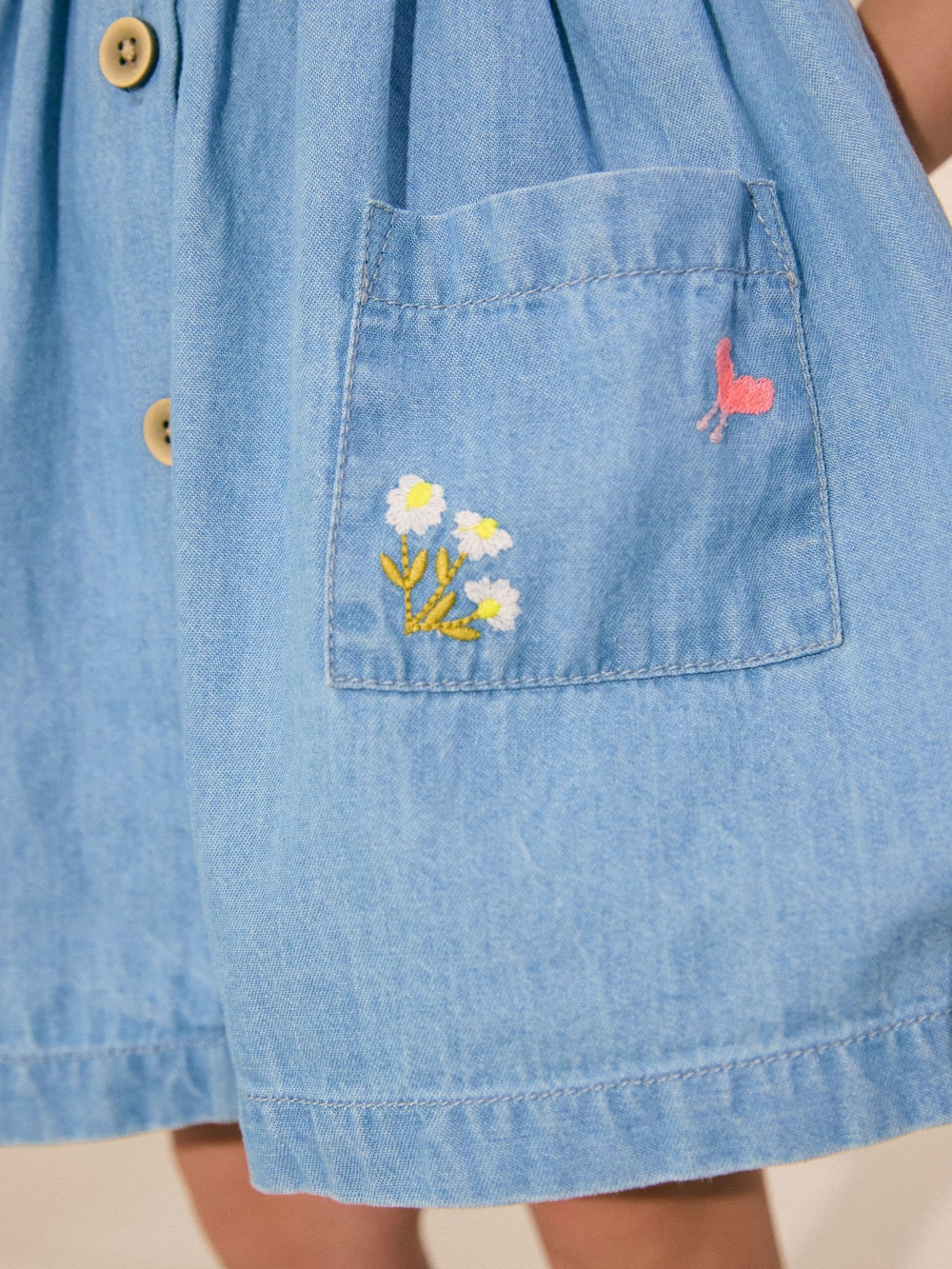 Сарафан джинсовый для девочки Next AC9-264, Синий