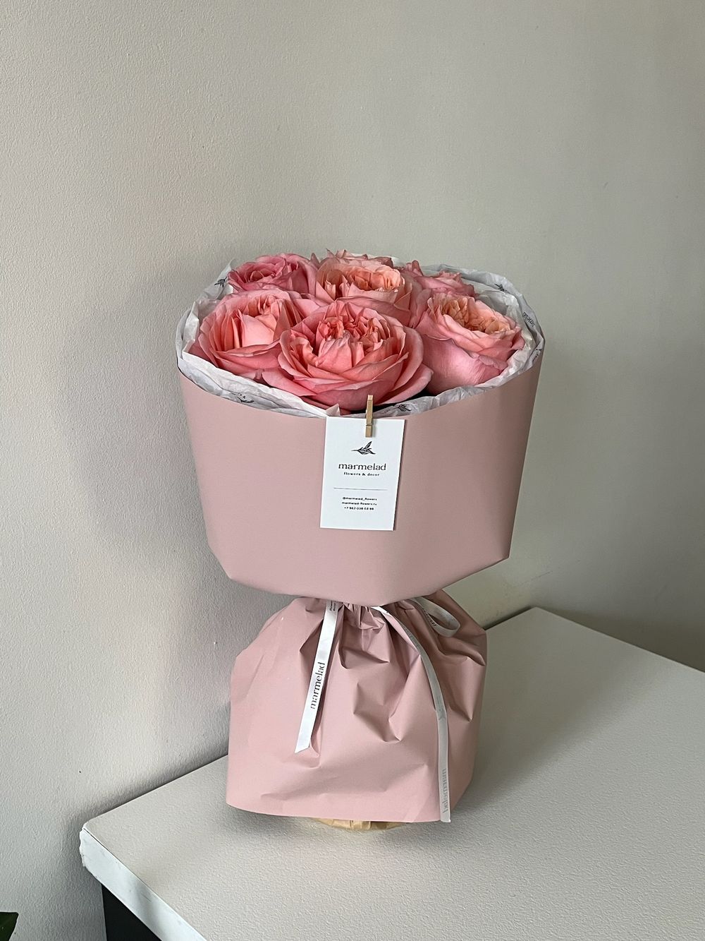 Букет из одноголовой розы