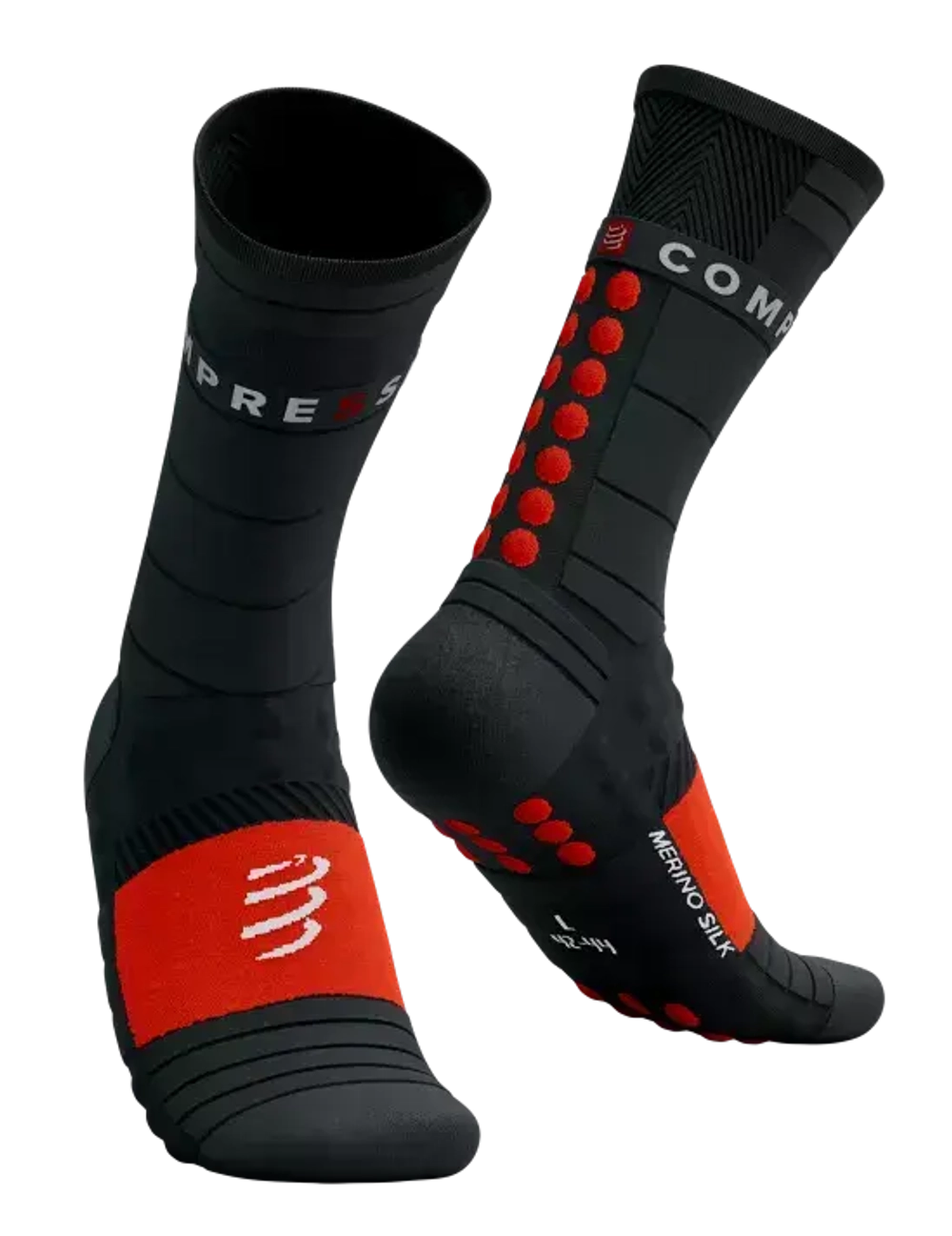 Носки Pro Racing Winter Run Black/High Risk Red