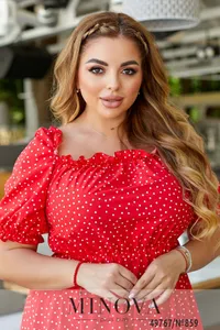 Платье 859-красный Minova