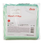 Салфетки VILEDA МикроТафф Плюс, зеленая 38х38 см 5шт
