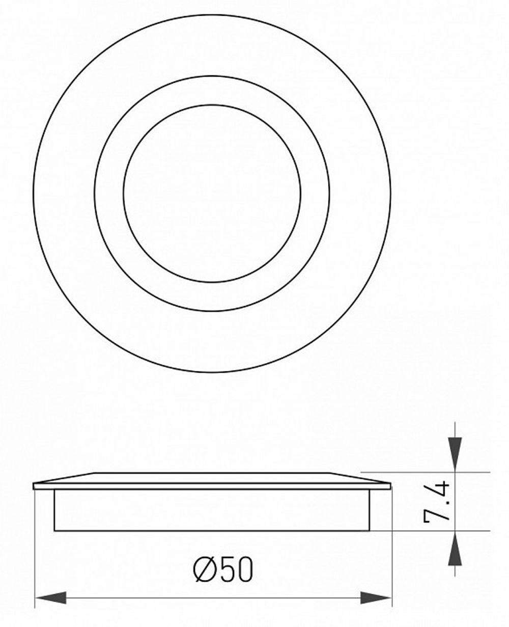 Рамка на 1 пост Arlight Deck 024927