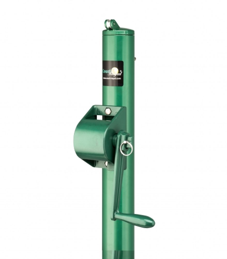 Столбы для теннисной сетки квадратные, зеленые